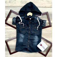 Seasons Navy Denim Detachable Shirts