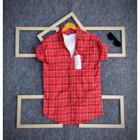 Classic Red Check Cotton Shirts