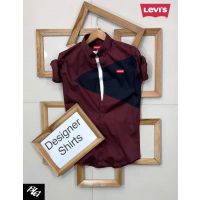 Stylish Designer Maroon Men Shirts