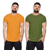 Seasons Men's Cotton T-Shirt Pack of 2