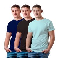 Seasons Cotton  Round Neck Tshirts for Men - Combo Pack of 3