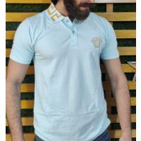 Season Collar Half Sleeves T-Shirts White