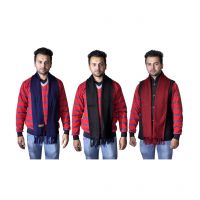 Seasons  Woolen Men Muffler Set Of 3