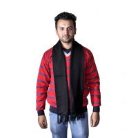 Seasons Black Woolen Men Muffler