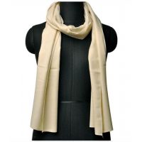 Seasons White Woolen Muffler For Women