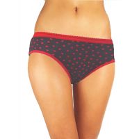 My Heart Classic Print Multicolor Heart Print Hipster Panty