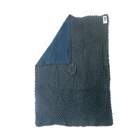 Dark Grey Safe Baby Blankets