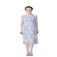Radiation Safe- Comfortable Contrasting Lace Maternity Dress