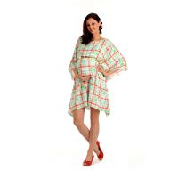Radiation Safe-House of Napius-Print Kafthan Dress with Splases of Colours