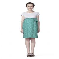 Radiation Safe-House of Napius-Aline Green Knee Length Flowing Dress