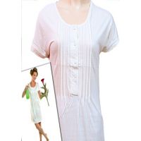 Knee Length White Nighty