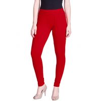 Nityasundara Premium Quality Soft Cotton Churidar Solid Regular Leggings for Womens and Girls (Free Size)