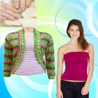 Stylish Multi Shrug With Free Tube Top