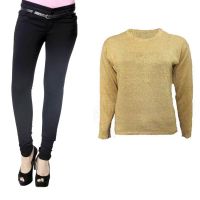 Pullover Sweater & Jeans Combo Offer