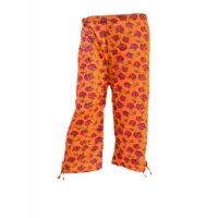 Orange Knee Length Lounge Pajama