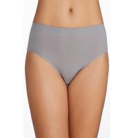 Bpc Grey Cotton Plus Size Regular Panties