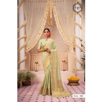 Pehnava Green Zari Women Saree