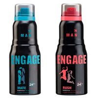 Engage Men Deo (Mate, Rush) Pack of 2- 150ml Each