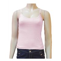 Pink Camisole with Adjustable Shoulder Straps