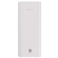 iBall 10000mAh Li-Polymer Slim Design Smart Charge Powerbank  LPS 10000 White