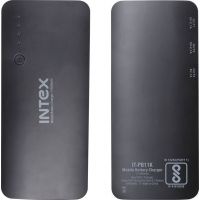 Intex IT-PB11K 11000 mAh Power Bank - Black - for iOS and Android Devices