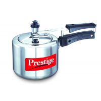 Prestige Nakshatra Plus Induction Base Aluminium Pressure Cooker, 2 Litres, Silver