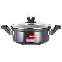 Prestige Clip-on Hard Anodized 3 litres Cookware With Glass Lid Ladle Holder