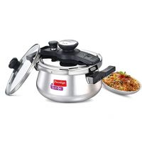 Prestige Svachh Clip on Mini Handi 3 L Induction Bottom Pressure Cooker (Stainless Steel)