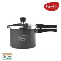 Pigeon by Stovekraft Limited Induction Bottom Hard Anodised Pressure Cooker Outer Lid 3 L Induction Bottom Pressure Cooker (Hard Anodized)