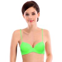 Classic Women's T-Shirt Bra  Green
