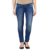 Blue Slim Fit Women Jeans 