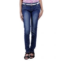 Blue Skinny Fit Women Jeans 