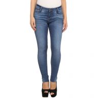 Blue Skinny Fit Women Jeans 