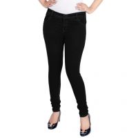 Black Slim Fit Women Jeans
