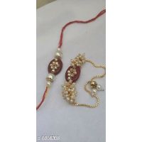 Pack 2 Shimmering Beautiful Rakhi