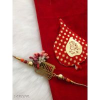 Elegant Twinkling Graceful Thread Moti Rakhi