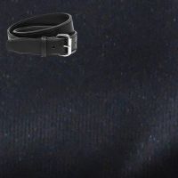 Raymond-Classic Black Trouser Fabric Free Belt