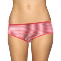 Hello You- Red & White Organic Cotton Stripe Panty