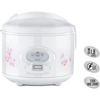 BAJAJ Majesty New RCX21 delux. Electric Rice Cooker with Steaming Feature  (1.8 L, White)