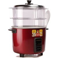Panasonic Rice Cooker (SR-WA18H, 4.4 Liters , Red, Maroon)
