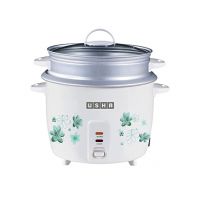 USHA RC18GS2 Electric Rice Cooker with Steaming Feature  (1.8 L, White)