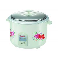 Prestige Delight Electric Rice Cooker PRWO 2.8-2 1000 Watts with 2 Aluminium Cooking Pans