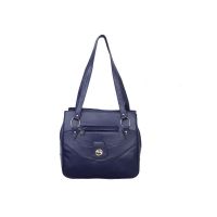 RK Astounding Navy Blue Faux Fashion Bag