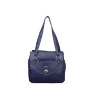 RK Astounding Navy Blue Faux Fashion Bag