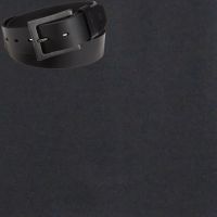 Raymond-Solid Black Trouser Fabric Free Belt
