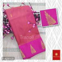 Tranoli Arani Pattu Butti Work Pink Art Silk Saree 