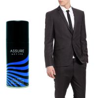 Raymond Men Poly Blended Suit Fabric Black Free Deo