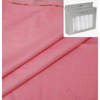 Raymond Pink Cotton Blended Shirting fabric With Free Handerchief