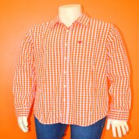 American Eagle Outfitters-Orange Check Shirt