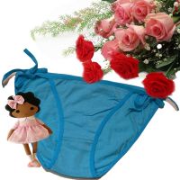 Blue Hosiery Tie-Side Brief